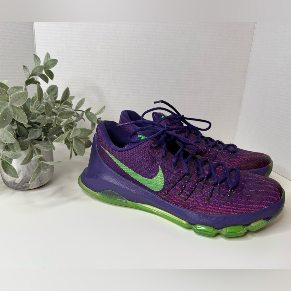 Nike KD 8 VIII Suit Court Purple Men's Size 10 Sneakers Basketball 749375-535 - Picture 2 of 15